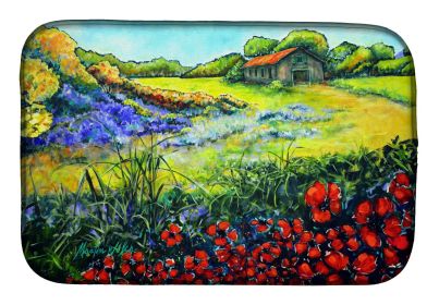 Back Home Dish Drying Mat Absorbent Dish Drying Mat Pad for Kitchen Counter Dish Drainer Mat for Countertop, 14 x 21", Multicolor
